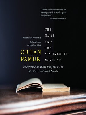 cover image of The Naive and the Sentimental Novelist